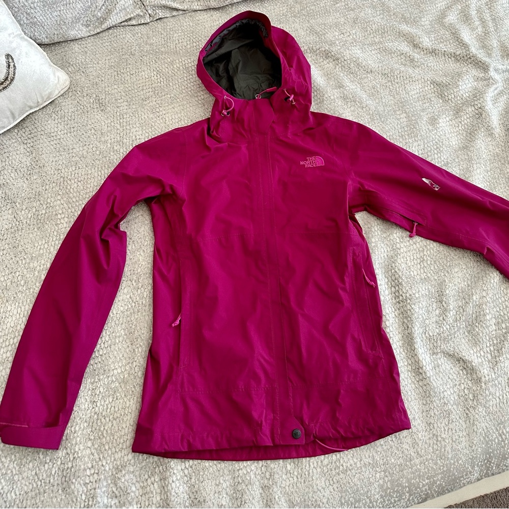 The North Face rain jacket